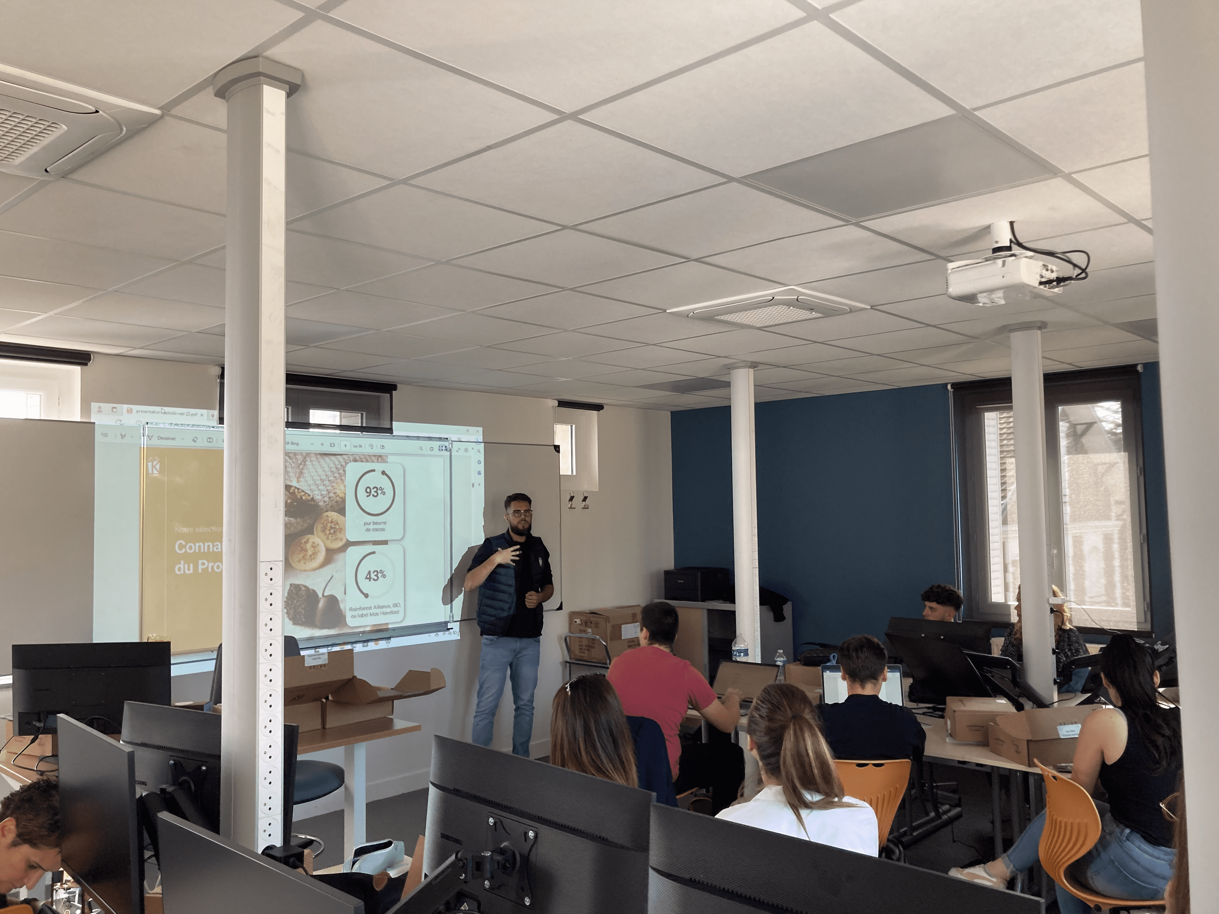 Une intervention professionnelle chez les BTS NDRC !