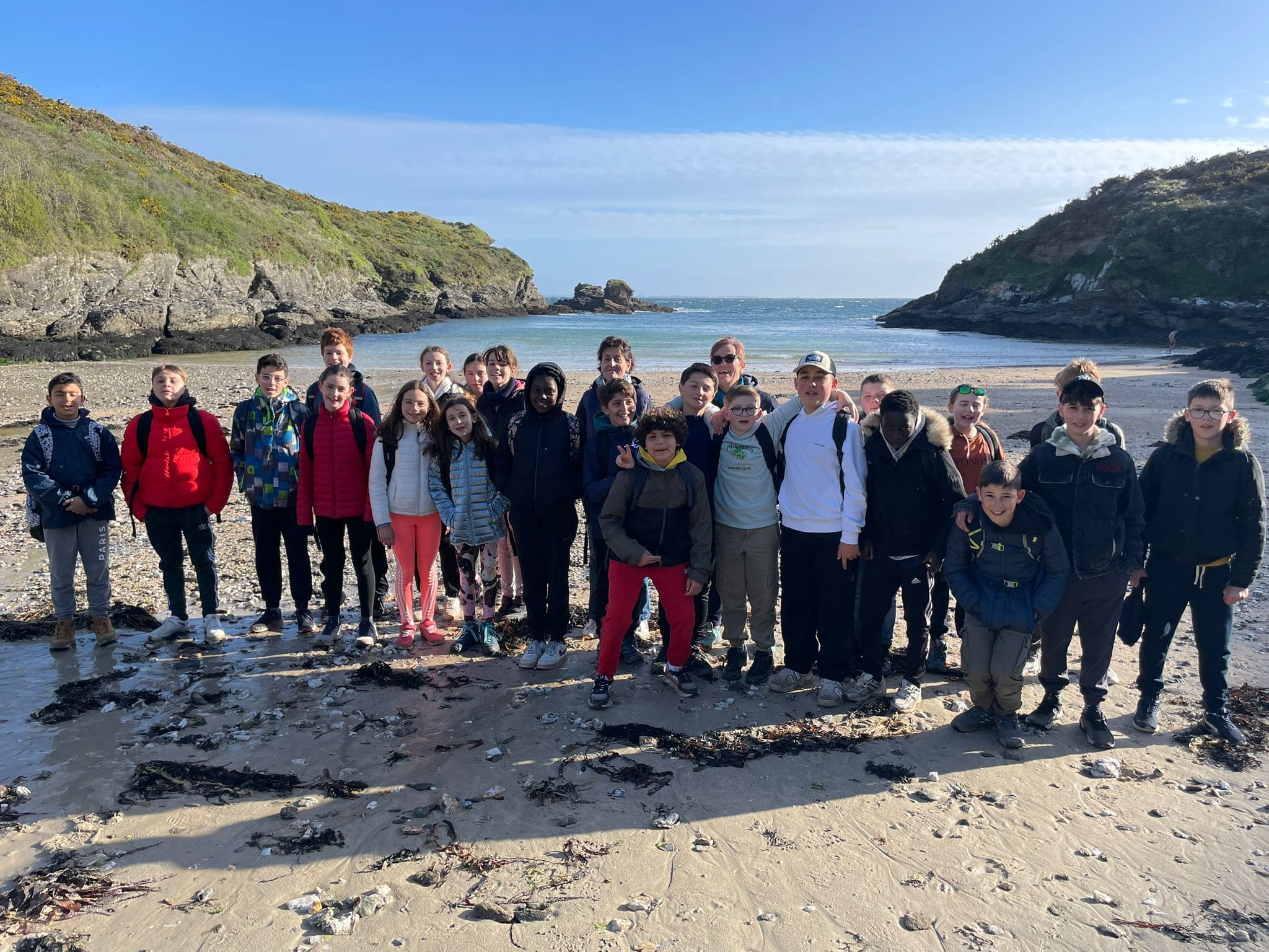 Séjour d’écriture pour nos 6e à Belle Île en Mer !